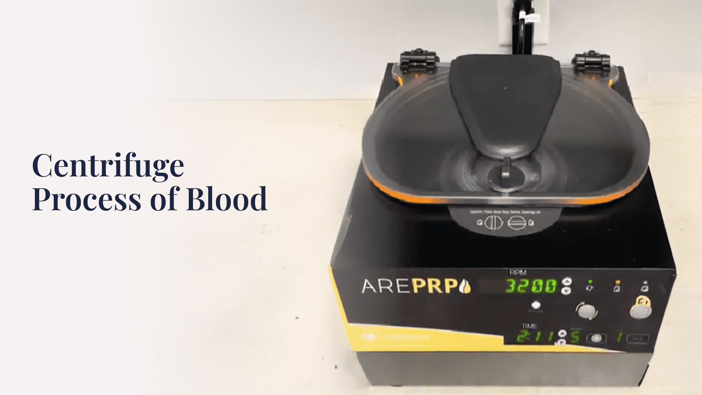 Centrifuge Process of Blood