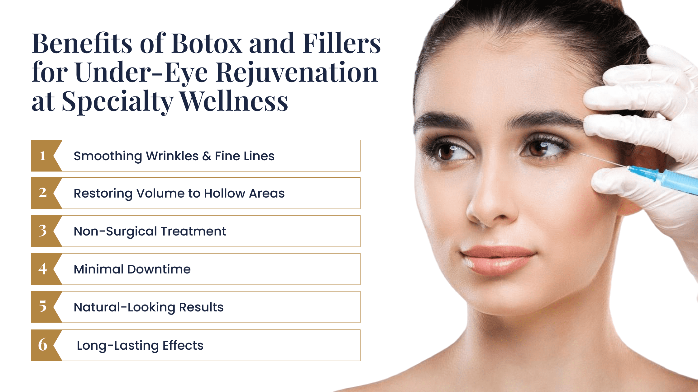 Benefits of Botox and Fillers for Under-Eye Rejuvenation at Specialty Wellness