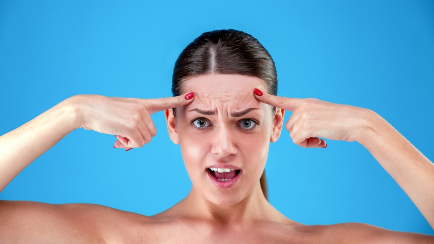 Diagram showing how Letybo and Botox relax facial muscles to reduce wrinkles